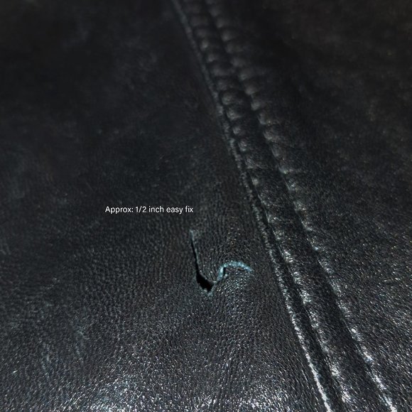 Black Full Length Tapered 100% Genuine Leather Vintage Women's Coat - Picture 6 of 7